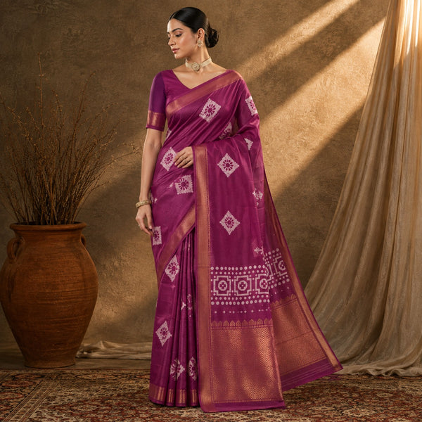 Premium Dola Silk Saree - Pink