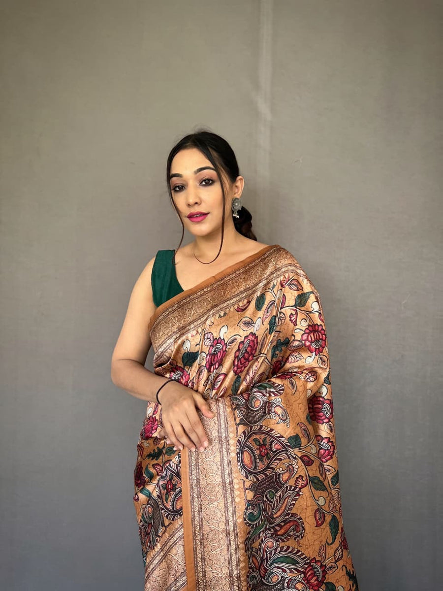 Adhivara saree styling