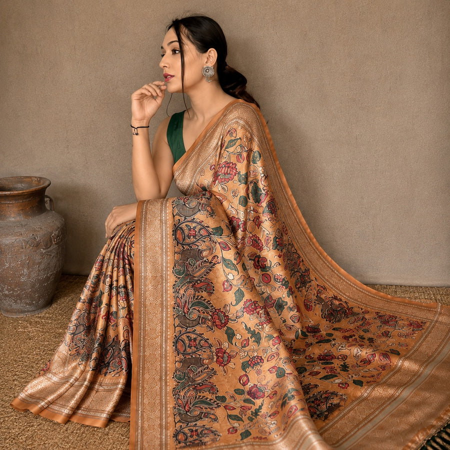 Adhivara saree styling