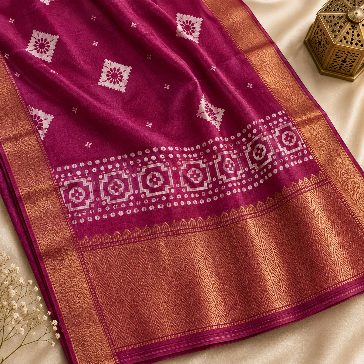 Premium Dola Silk Saree - Pink